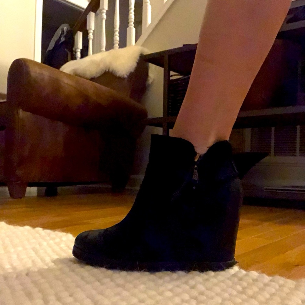 Ugg suede ankle boots